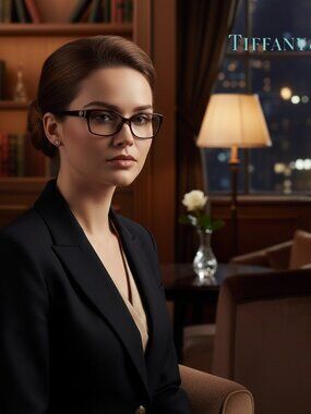 Tiffany & Co TF 2024 Women’s 8015 Havana Optical/Prescription Eyeglasses Frame